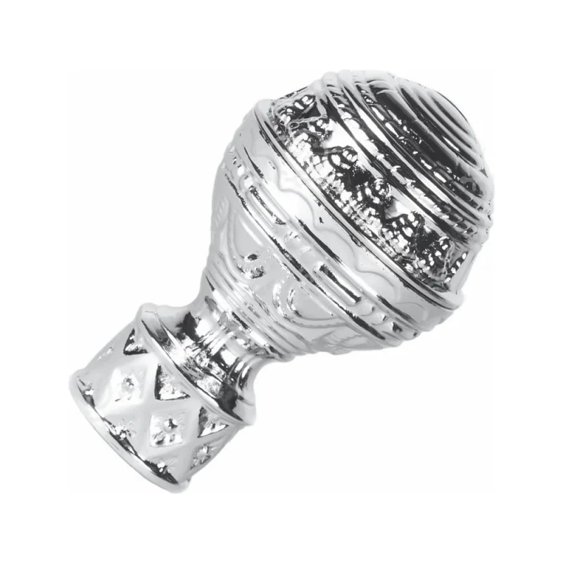 Наконечник ООО АС Март D25, Ампир, хром 4812634007845