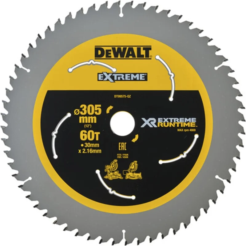 Пильный диск DEWALT DT99575 EXTREME RUNTIME, 305х30 мм DT99575-QZ