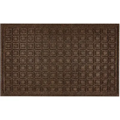 Коврик придверный Joy Home 45х76см, N6004 Плитка коричневая 12627