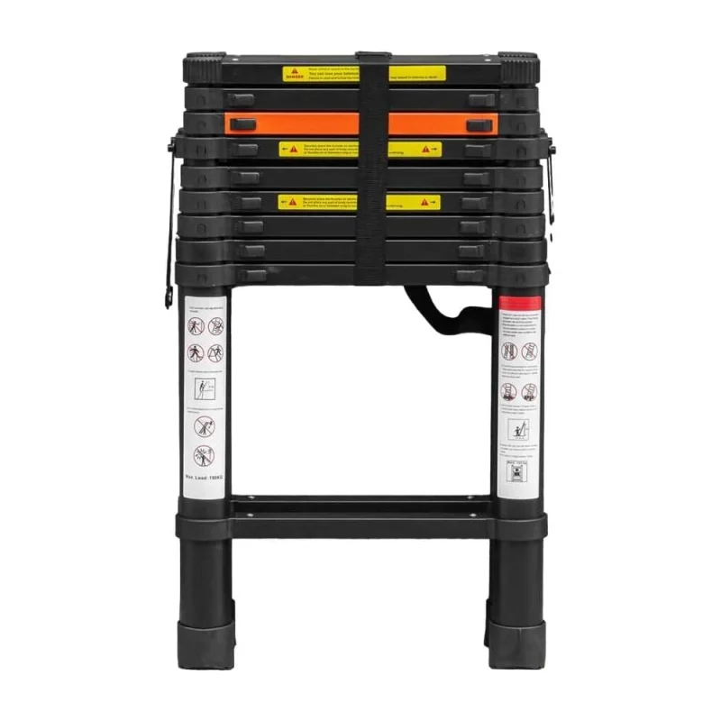 Телескопическая алюминиевая бытовая стремянка ROCKFORCE 2.9 м RF-UP290-2