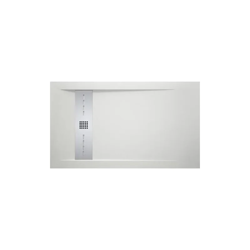 Поддон Aquanet 008 Delight NEW литьевой, 1200х800х30 мм, крышка из нерж, белый камень 00255442