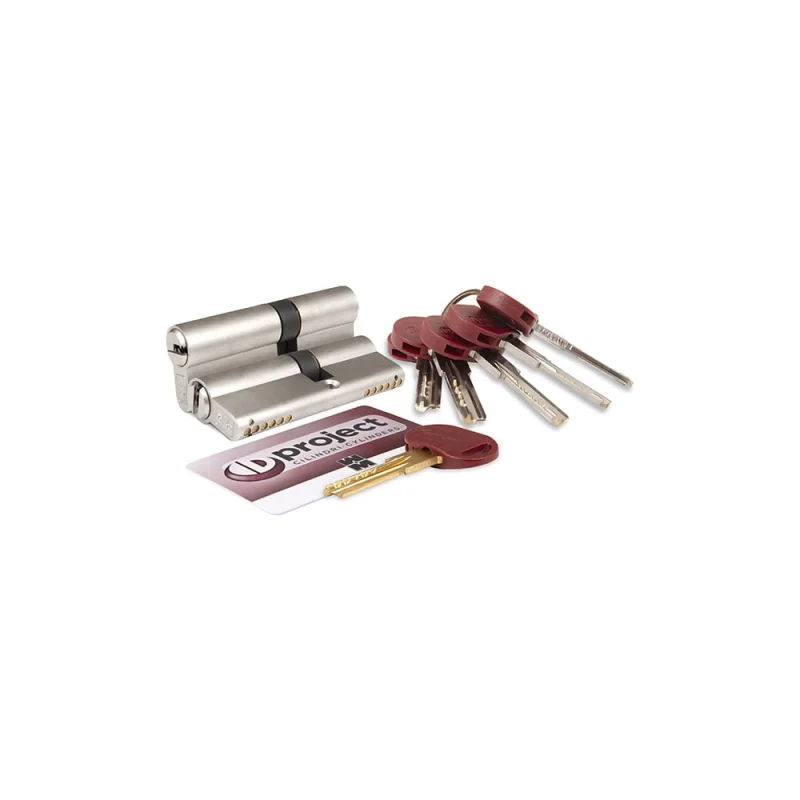 Цилиндровый механизм MOTTURA DPC1D3646S3 82мм/31+10+41, сатин.никель 5+1кл. 38245