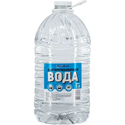 Вода дистиллированная 5 л Aqua Work 29206