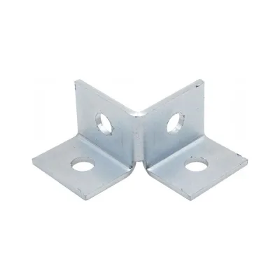 Уголок Stalmax 3D двусторонний LMS-CD2 41 для соединения монтажного профиля (арт. 11779) оцинкованная сталь (уп. 100 шт) 11779-023
