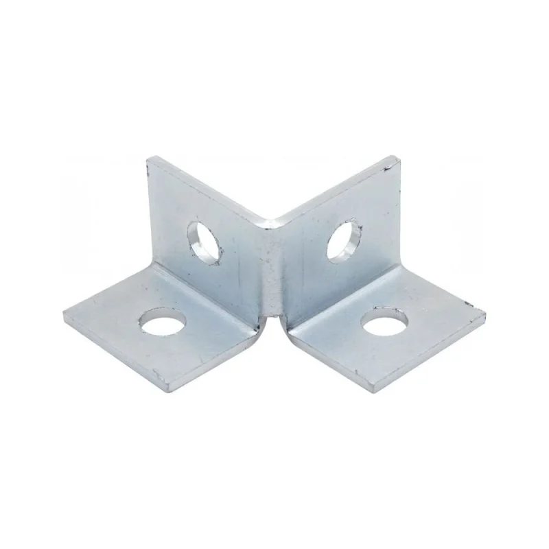 Уголок Stalmax 3D двусторонний LMS-CD2 41 для соединения монтажного профиля (арт. 11779) оцинкованная сталь (уп. 100 шт) 11779-023