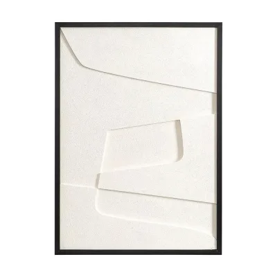 Декоративное панно Bergenson Bjorn с эффектом 3D Minimalism, 50x70 см, бежевый BB0000608