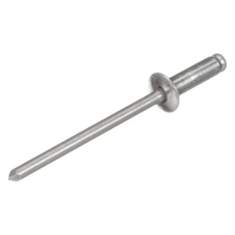 Заклепка ОПМ ~ ISO 15981 тяговая, d4,0x12 Al/Al, с плоской головкой, 1000 шт 14008