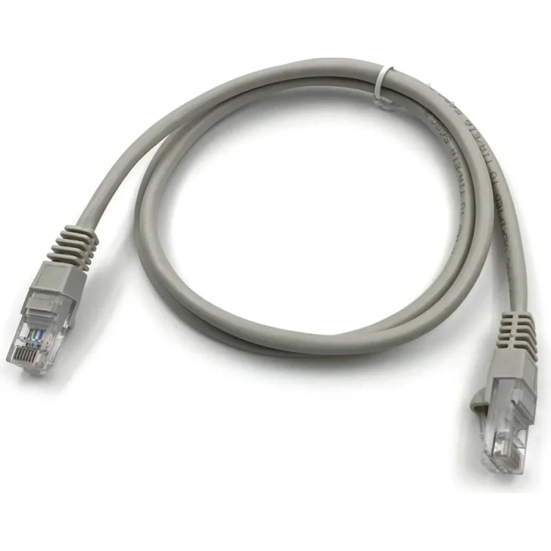 Патч-корд BURO UTP, 4 пары, cat5E, CCA, molded, 1м, серый, RJ-45 (m)-RJ-45 (m) 1427784