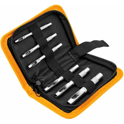 Набор пробойников JCB 6пр. (3.2, 4, 4.8, 5.6, 6.4, 8мм), в сумке JCB-3691B(68567)