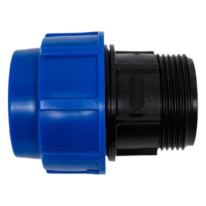 Компрессионная муфта для ПЭ труб LAMMIN нр 32x1 1/4" Lm34003032032