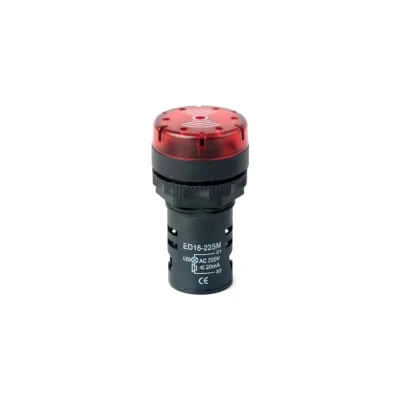 Оповещатель светозвуковой PBT-16-22BMS 230В LED (уп./10 шт) HLT 085-09-093