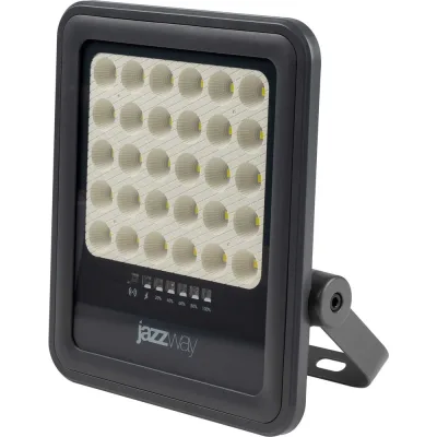 Прожектор с солнечными панелями Jazzway PFL SOLAR 02 100 6500K GR серый IP65 5058477