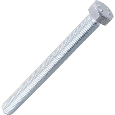 Болт Стройбат DIN 933 М16x180, белый цинк 5 шт, 624270