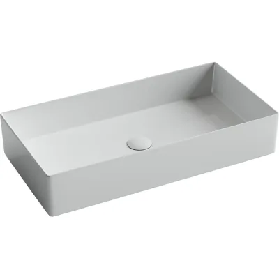 Раковина накладная прямоугольная Ceramicanova 701x361x130, цвет белый, арт. CN6071