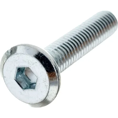 Винт ОПМ мебельный ОПМ 601008-2 М6x16 zn (арт. 7420) (D=12,5мм) 1000 шт УТ000028246