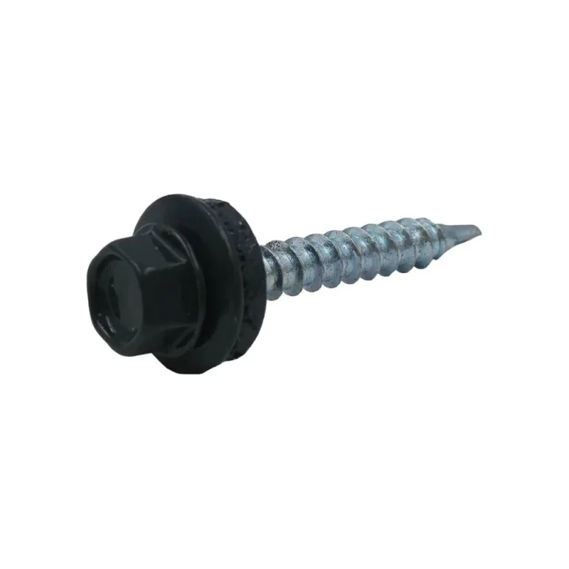 Саморез кровельный КРЕП-КОМП 5,5х25 RAL9005, черный окрашенный К (3000шт) ск55259005к