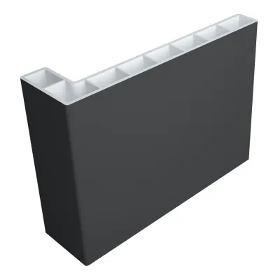 Наличник AquaDoor телескопический 70х20х2200 мм ПВХ графит прямой (1 шт.)