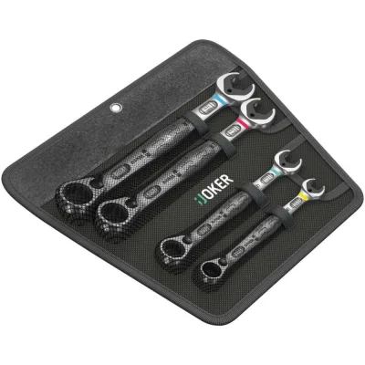 Набор комбинированных ключей с трещоткой, WERA 6001 Joker Switch 4 Set 1 10/13/17/19 мм, 4 предметов WE-020090
