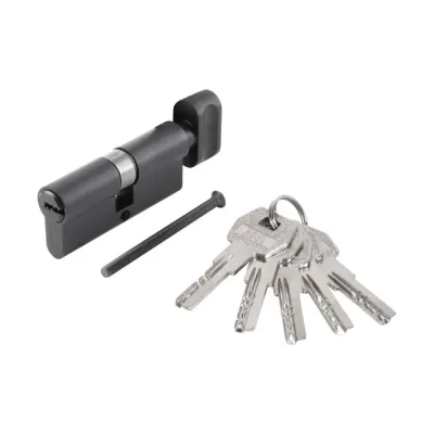 Цилиндровый механизм Стандарт MAX 70 (35х35В) BL 5кл мат.черный перф.ключ/верт. 18071