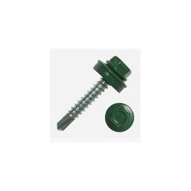 Саморез кровельный SWFS СВФС Премиум RAL-6002 ZP 5,5х19 (200шт) тов-213524