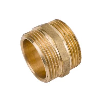 Ниппель прямой LD PRIDE DN32 (1 1/4") НР/НР латунь с биркой LD.65.511.32