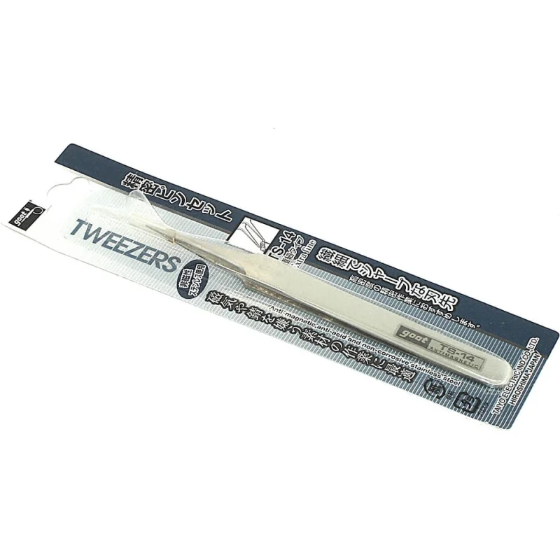 Пинцет Amperin Goot TS-14 прямой 115мм 058419