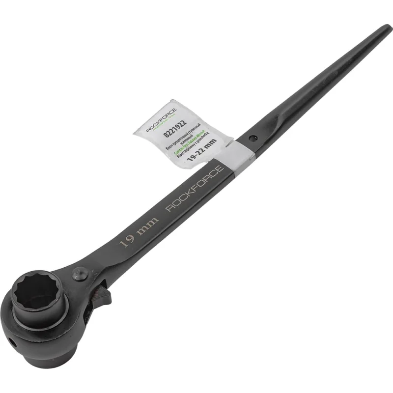 Ключ трещоточный ступичный усиленный Rockforce 19x22 RF-8221922(18572)