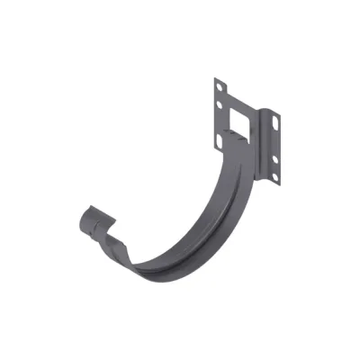 Крюк желоба короткий (карнизный) SKYDDSYSTEM 125 мм, RAL 7024, 3 шт в упак, СС02207024