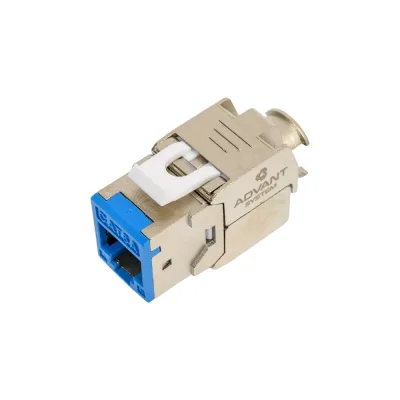 Экранированный модуль Advant Keystone 180 категории 6a с цветной вставкой, ADV6a-FKD8B