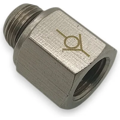 Клапан обратный, переходник Контактная Механика 1/8-G1/8 KPCVF01-G01(B)