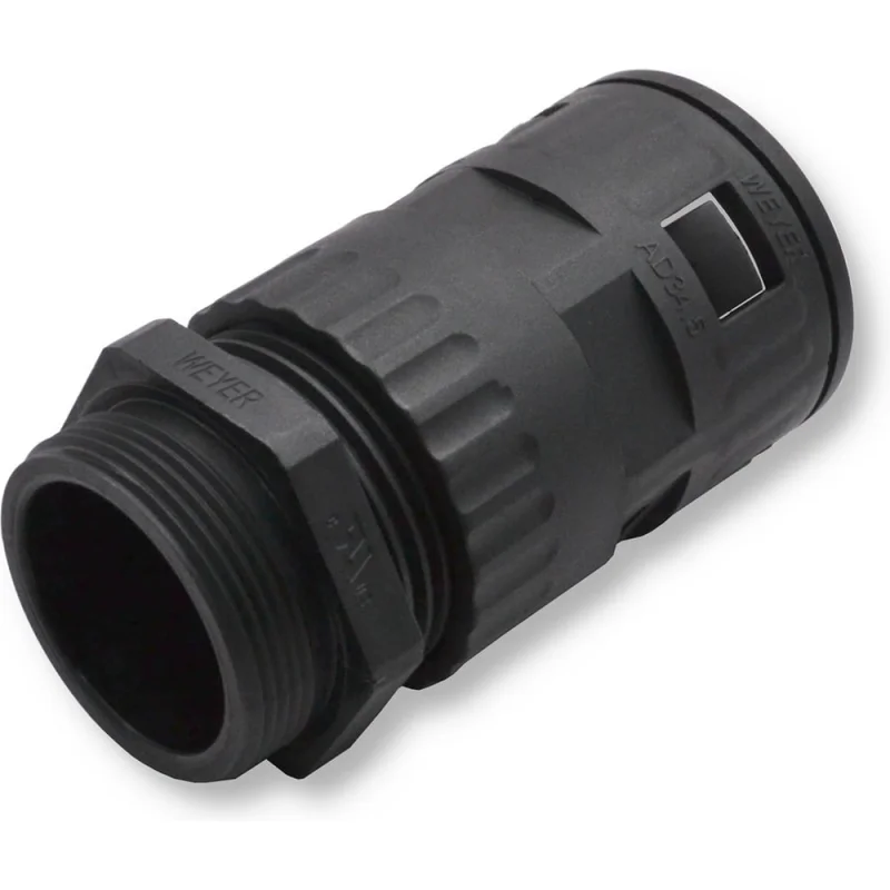 Муфта для гофрированных труб - коннектор прямой, WEYER WQGZ-P29B/AD34.5 - нар. PG29 WE0504800