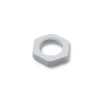 Крепеж для гофрированных труб Weyer GMK-P09G-k100 контргайка, цвет серый, внутр. PG09, комплект-100 шт. WE4602600-100