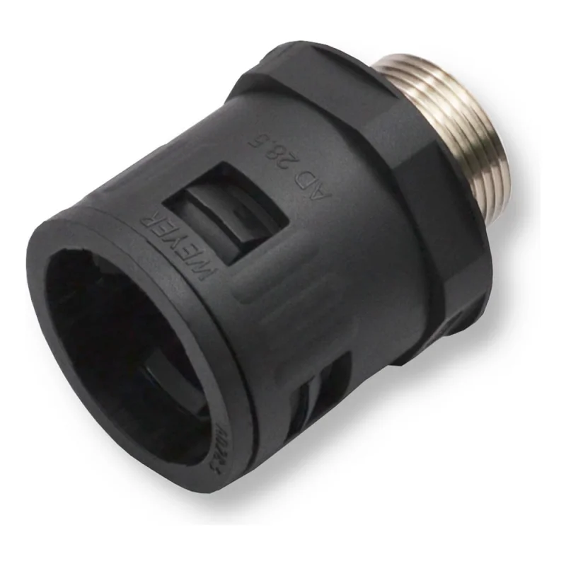 Муфта для гофрированных труб WEYER WQGM-M25B/AD28.5 коннектор прямой, нар. M25x1.5 WE0305100