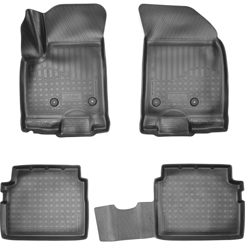 Салонные коврики НОР-ПЛАСТ для Chevrolet Nexia 3D (2020)\ Ravon R3 3D (2015) UNIDEC NPA11-C12-490