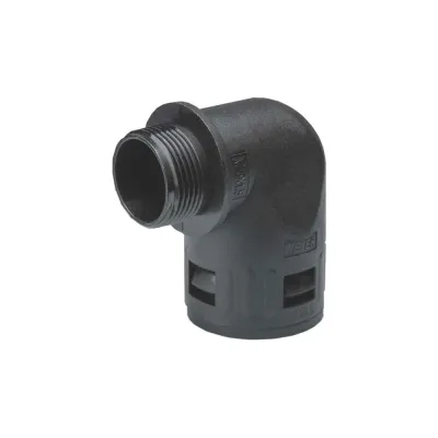 Муфта для гофрированных труб Weyer WQW-M25B/AD28.5 - коннектор угловой, нар. M25x1.5 WE1702500