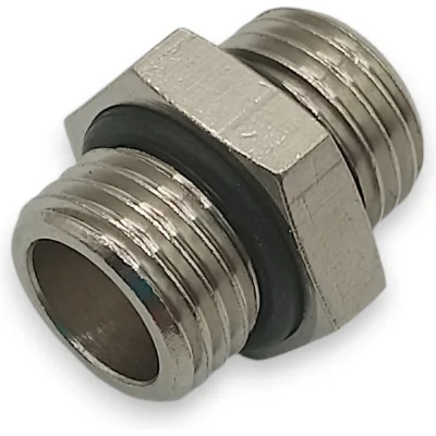 Переходник резьбовой Контактная Механика G1/4-G1/4 KRBC-G02-G02