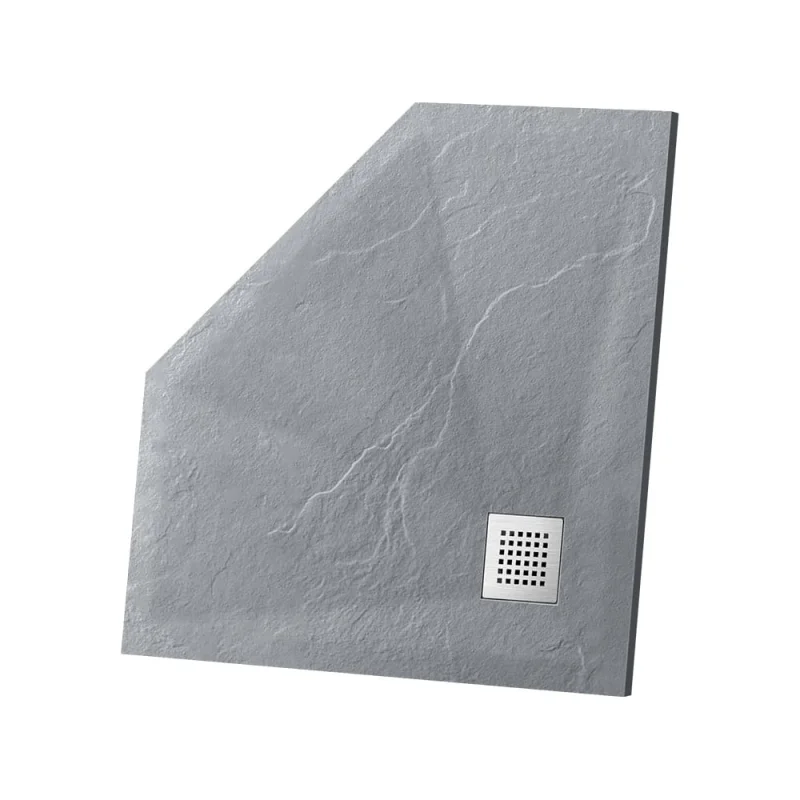 Поддон для душа VINCEA из искусственного камня, 900x900x25, серый VST-4SP9090G