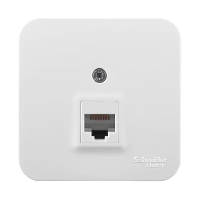 Розетка компьютерная Systeme Electric Blanca накладная белая RJ45 (BLNIA045001)