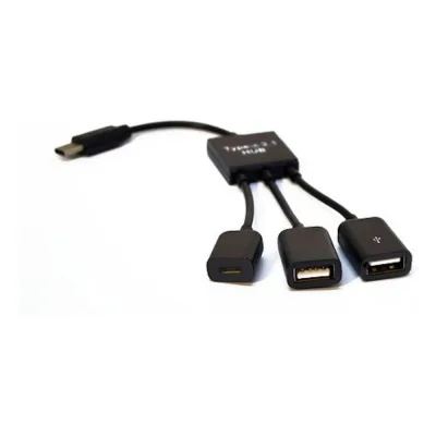 USB-C OTG адаптер хаб KS-is KS-319