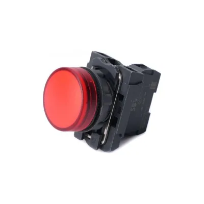 Лампа светосигнальная Systeme Electric SB5 d22мм 24В DC красный, в сборе SE SB5AVB4