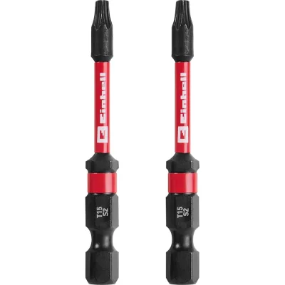 Бита KWB Einhell Double Torsion 60мм T15, ударная,магнитная, 2 шт 132160