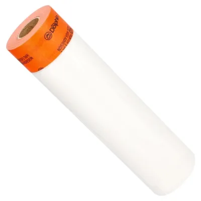 Защитная пленка с лентой Blue Dolphin High Adhesion PAINTER'S TAPE PRO-MASKER, 140 cм x 15 м (12) MGTM140_65568_E