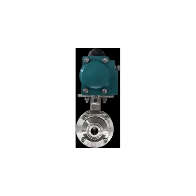 Затвор дисковый NEWKEY Clamp нержавеющий, AISI304 DN80 (3), с двухсторонним пневмоприводом AT63D NK-DZCLP80/4*AT63D