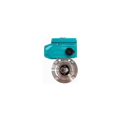 Затвор дисковый нержавеющий NEWKEY Clamp AISI304 DN100 (4), с электроприводом DC 24V (С-05) NK-DZCLPEPDM100/4*PEDL50