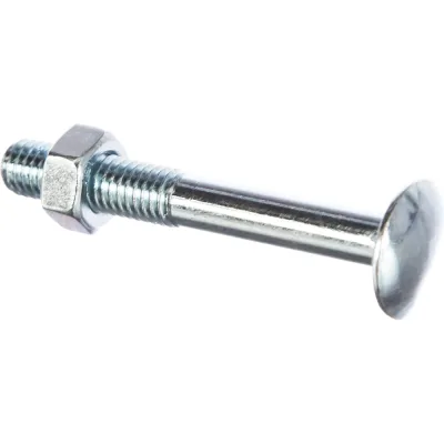 Мебельный болт Element с усом DIN 607 8x60 с гайкой белый цинк 60 шт 244460