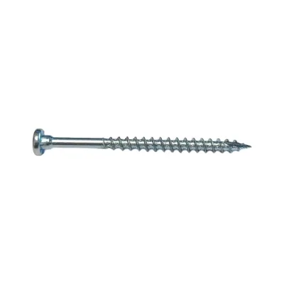 Евро-винт по дереву HIMTEX fix белый цинк, Torx 25 5x60 (200 шт.) 05060EUR