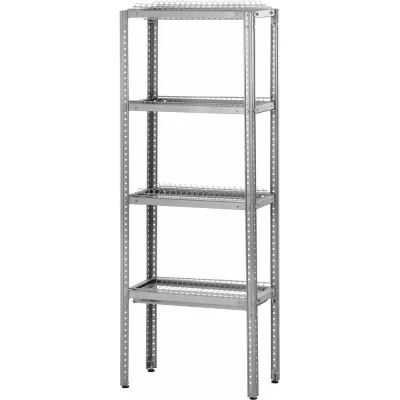 Стеллаж для сушки посуды ССПб - 1000x300x1600 Base (сетки стаканы - 2 шт.; сетки тарелки - 2 шт.; под. - 1 шт.) Mecon ССП-В10030160-2с-2т-1п