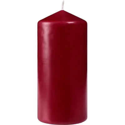 Свеча MIR LIGHT HorizonCandle СТОЛБИК h 200 мм, d 70 мм, бордовая СС-801838