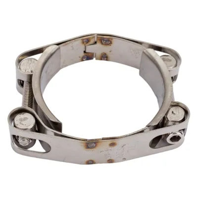 Двухболтовый силовой хомут TITAN LOCK 55-65 мм, нерж. сталь TL55-65DRCSS