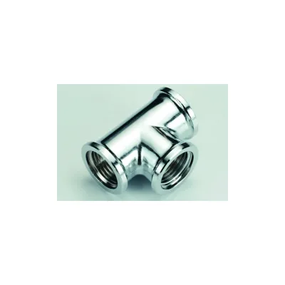 Переходной тройник Tiemme 3/4"х1/2"х3/4" (хром) 1500596 / 1570C050405